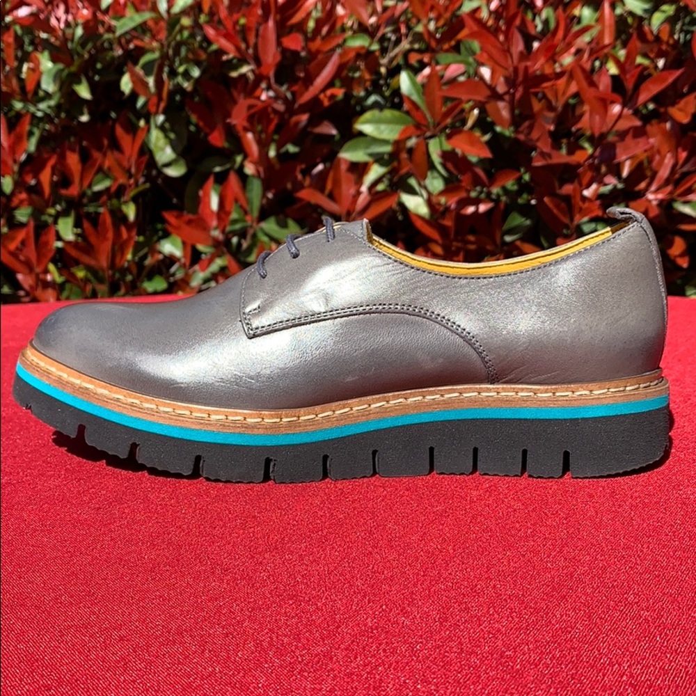 Jafa 397 Graphite Oxfords Flats NWOB Size 38 - Picture 4 of 10